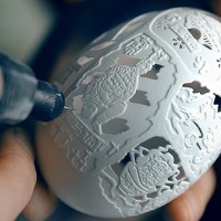 Eggshell Carving In Xi'an